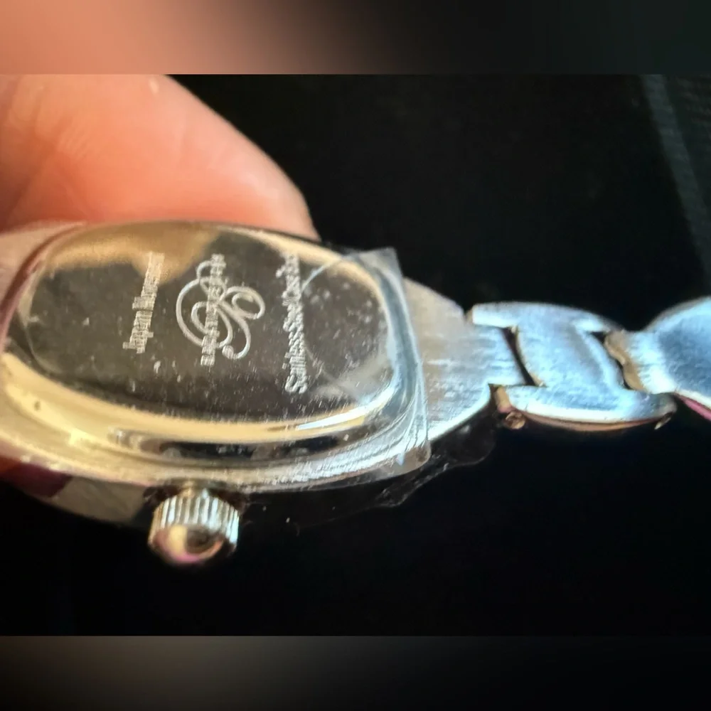 BADAVICI New Quartz Watch Original Box stainless steel Pink‎ Cabochons Links
